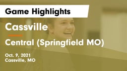Cassville  vs Central  (Springfield MO) Game Highlights - Oct. 9, 2021