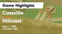 Cassville  vs Hillcrest  Game Highlights - Sept. 7, 2023