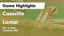 Cassville  vs Lamar  Game Highlights - Oct. 5, 2023