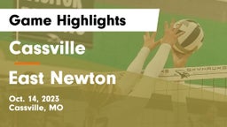 Cassville  vs East Newton  Game Highlights - Oct. 14, 2023