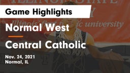 Normal West  vs Central Catholic  Game Highlights - Nov. 24, 2021