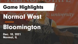 Normal West  vs Bloomington  Game Highlights - Dec. 10, 2021