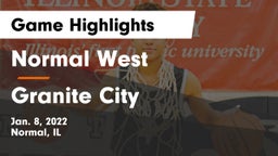 Normal West  vs Granite City  Game Highlights - Jan. 8, 2022