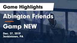Abington Friends  vs Gamp NEW Game Highlights - Dec. 27, 2019