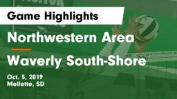 Northwestern Area  vs Waverly South-Shore Game Highlights - Oct. 5, 2019