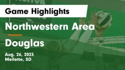 Northwestern Area  vs Douglas  Game Highlights - Aug. 26, 2023