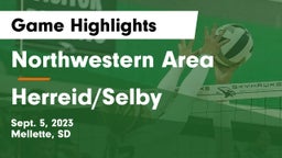 Northwestern Area  vs Herreid/Selby  Game Highlights - Sept. 5, 2023