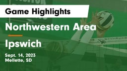 Northwestern Area  vs Ipswich  Game Highlights - Sept. 14, 2023