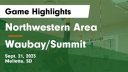 Northwestern Area  vs Waubay/Summit  Game Highlights - Sept. 21, 2023