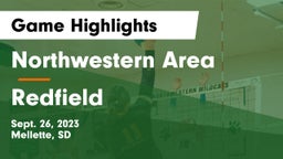 Northwestern Area  vs Redfield  Game Highlights - Sept. 26, 2023