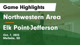 Northwestern Area  vs Elk Point-Jefferson  Game Highlights - Oct. 7, 2023