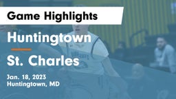 Huntingtown  vs St. Charles Game Highlights - Jan. 18, 2023