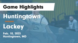 Huntingtown  vs Lackey Game Highlights - Feb. 10, 2023