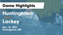 Huntingtown  vs Lackey  Game Highlights - Dec. 18, 2023