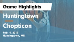 Huntingtown  vs Chopticon  Game Highlights - Feb. 4, 2019