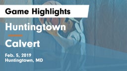 Huntingtown  vs Calvert  Game Highlights - Feb. 5, 2019