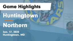 Huntingtown  vs Northern  Game Highlights - Jan. 17, 2020