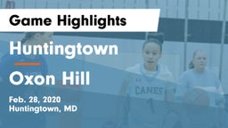 Huntingtown  vs Oxon Hill  Game Highlights - Feb. 28, 2020