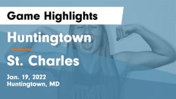 Huntingtown  vs St. Charles  Game Highlights - Jan. 19, 2022
