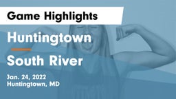 Huntingtown  vs South River  Game Highlights - Jan. 24, 2022