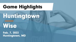 Huntingtown  vs Wise  Game Highlights - Feb. 7, 2022
