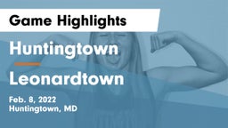 Huntingtown  vs Leonardtown  Game Highlights - Feb. 8, 2022