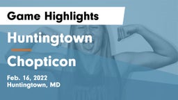 Huntingtown  vs Chopticon  Game Highlights - Feb. 16, 2022