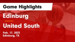 Edinburg  vs United South  Game Highlights - Feb. 17, 2023