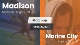 Matchup: Madison vs. Marine City  2017