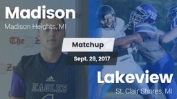 Matchup: Madison vs. Lakeview  2017