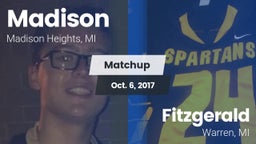 Matchup: Madison vs. Fitzgerald  2017