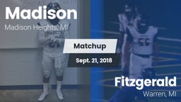 Matchup: Madison vs. Fitzgerald  2018