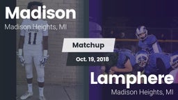Matchup: Madison vs. Lamphere  2018