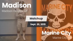 Matchup: Madison vs. Marine City  2019