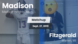 Matchup: Madison vs. Fitzgerald  2019