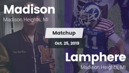Matchup: Madison vs. Lamphere  2019