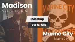 Matchup: Madison vs. Marine City  2020