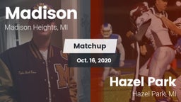 Matchup: Madison vs. Hazel Park  2020