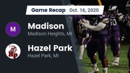 Recap: Madison vs. Hazel Park  2020