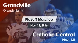 Matchup: Grandville High vs. Catholic Central  2016