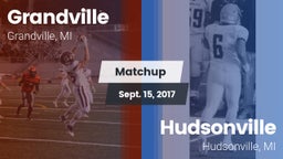 Matchup: Grandville High vs. Hudsonville  2017