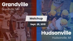 Matchup: Grandville High vs. Hudsonville  2018