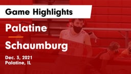 Palatine  vs Schaumburg  Game Highlights - Dec. 3, 2021