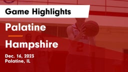 Palatine  vs Hampshire  Game Highlights - Dec. 16, 2023