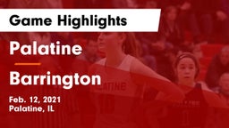 Palatine  vs Barrington  Game Highlights - Feb. 12, 2021