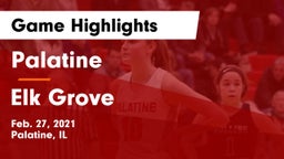 Palatine  vs Elk Grove  Game Highlights - Feb. 27, 2021