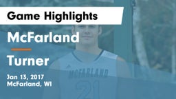 McFarland  vs Turner  Game Highlights - Jan 13, 2017