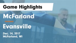 McFarland  vs Evansville  Game Highlights - Dec. 14, 2017