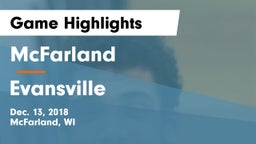 McFarland  vs Evansville  Game Highlights - Dec. 13, 2018