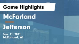McFarland  vs Jefferson  Game Highlights - Jan. 11, 2021